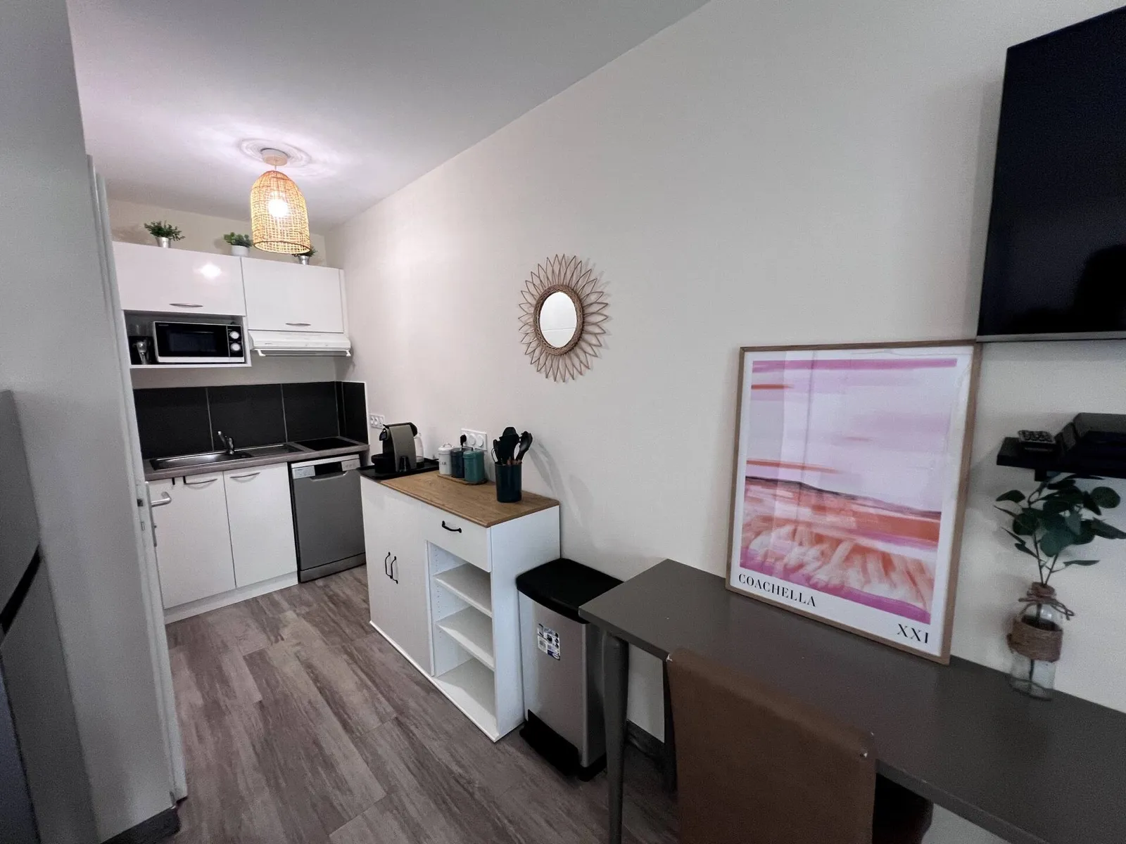 Kitchenette et bureau